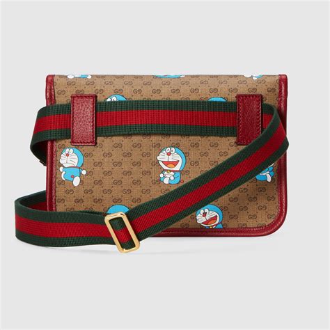 doraemon gucci mini bag|Doraemon x Gucci colors.